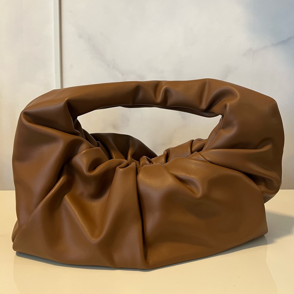 Slouchy Ruched Shoulder Bag